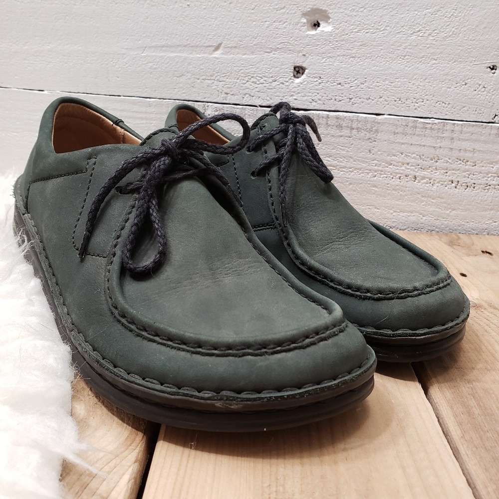 Birkenstock Pasadena Lace Up Shoes Green 39